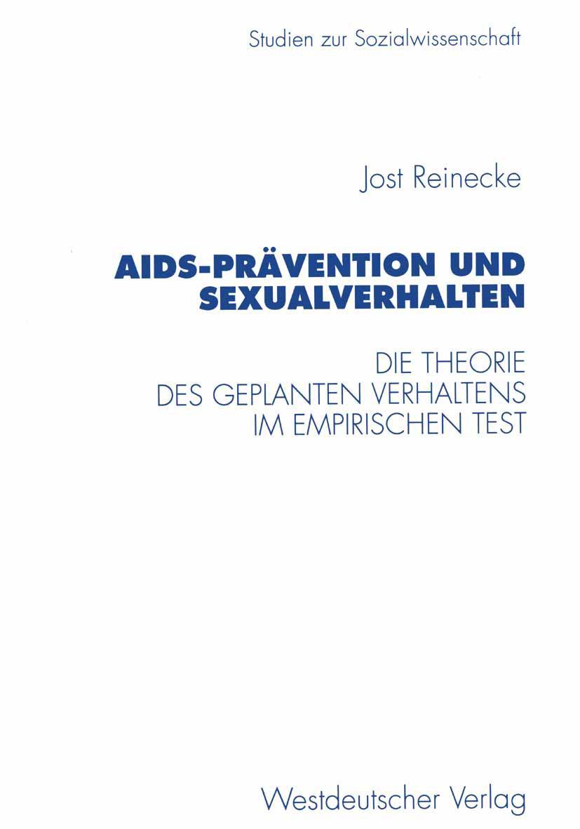 Vorderes Coverbild AIDS-Prävention und Sexualverhalten
