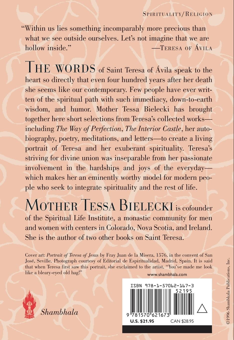 Rückseitencover Teresa of Avila