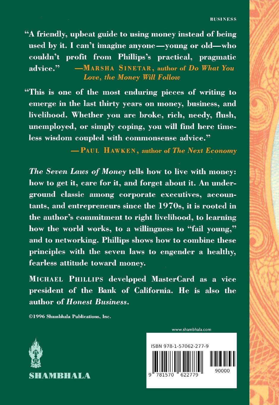 Rückseitencover The Seven Laws of Money