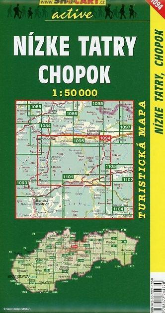 Beispielinhalt (Bild) SC 1094 Nizke Tatry, Chopok 1 : 50 000