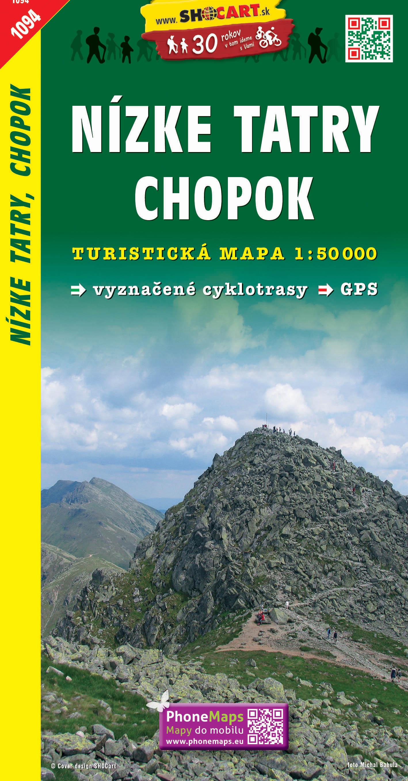 Vorderes Coverbild SC 1094 Nizke Tatry, Chopok 1 : 50 000