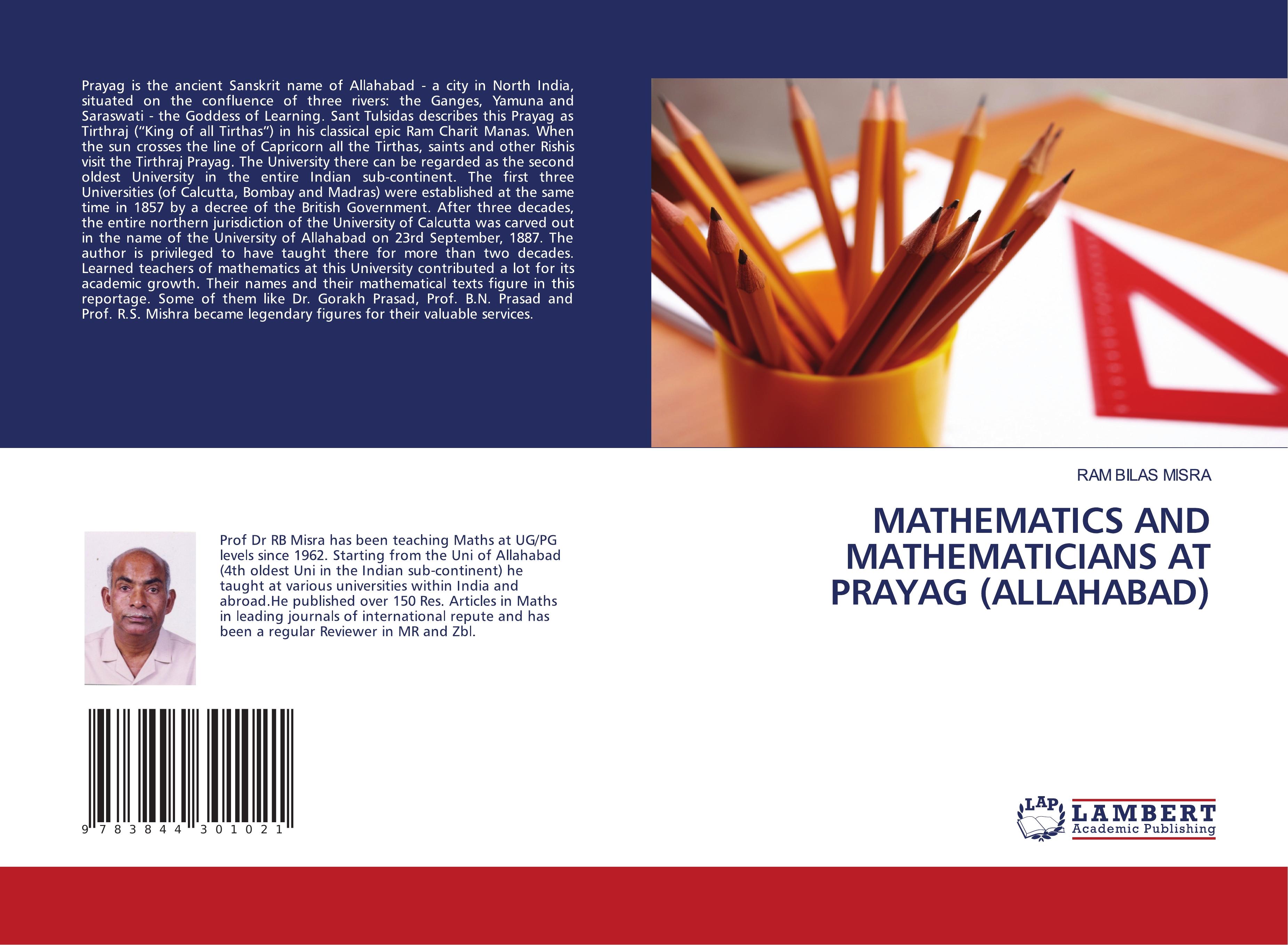 Vorderes Coverbild MATHEMATICS AND MATHEMATICIANS AT PRAYAG (ALLAHABAD)