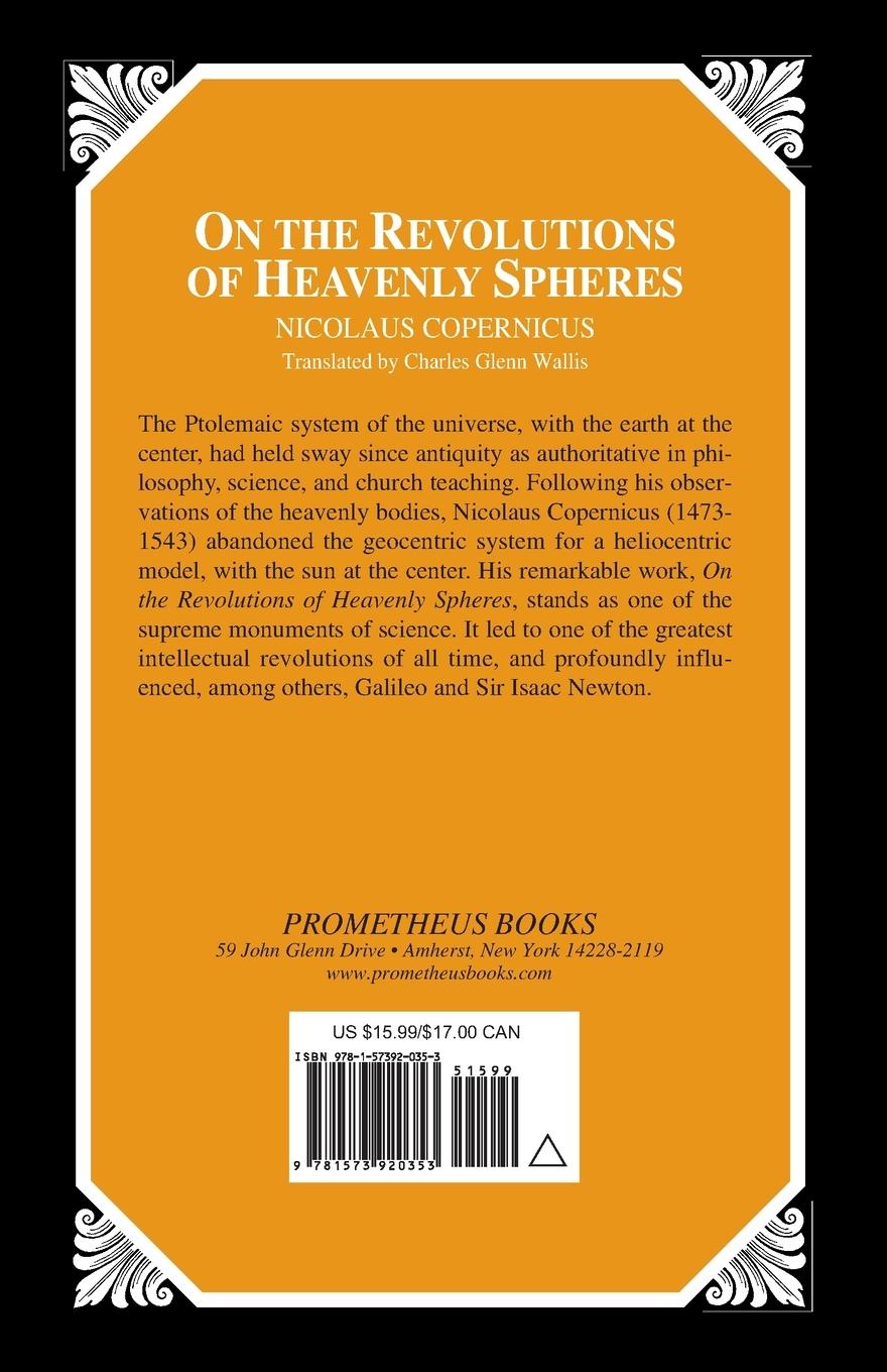 Rückseitencover On the Revolutions of Heavenly Spheres