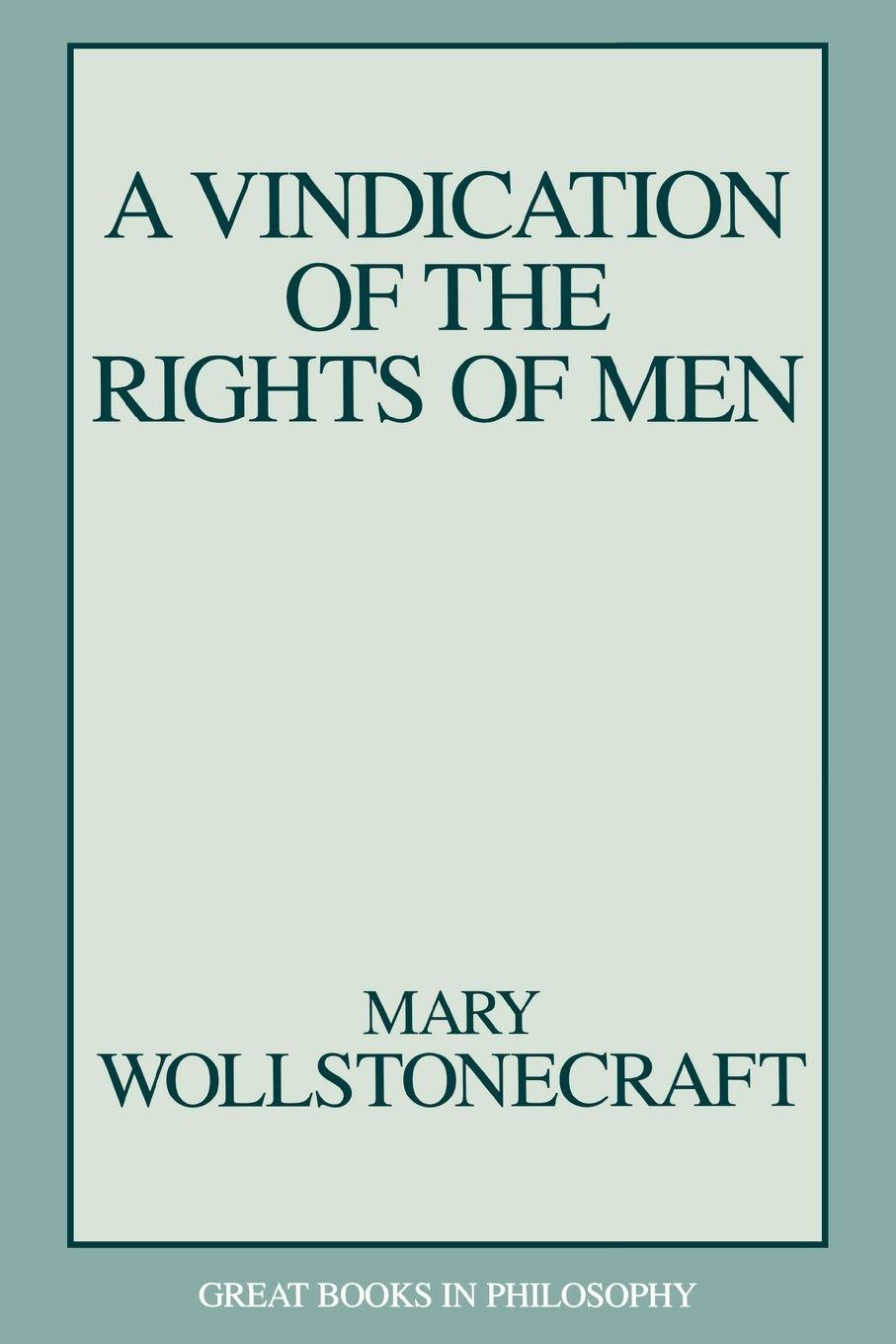 Vorderes Coverbild Vindication of the Rights of Men