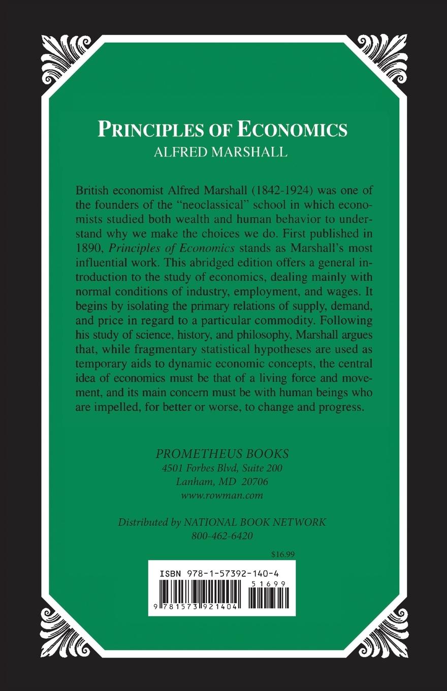 Rückseitencover Principles of Economics