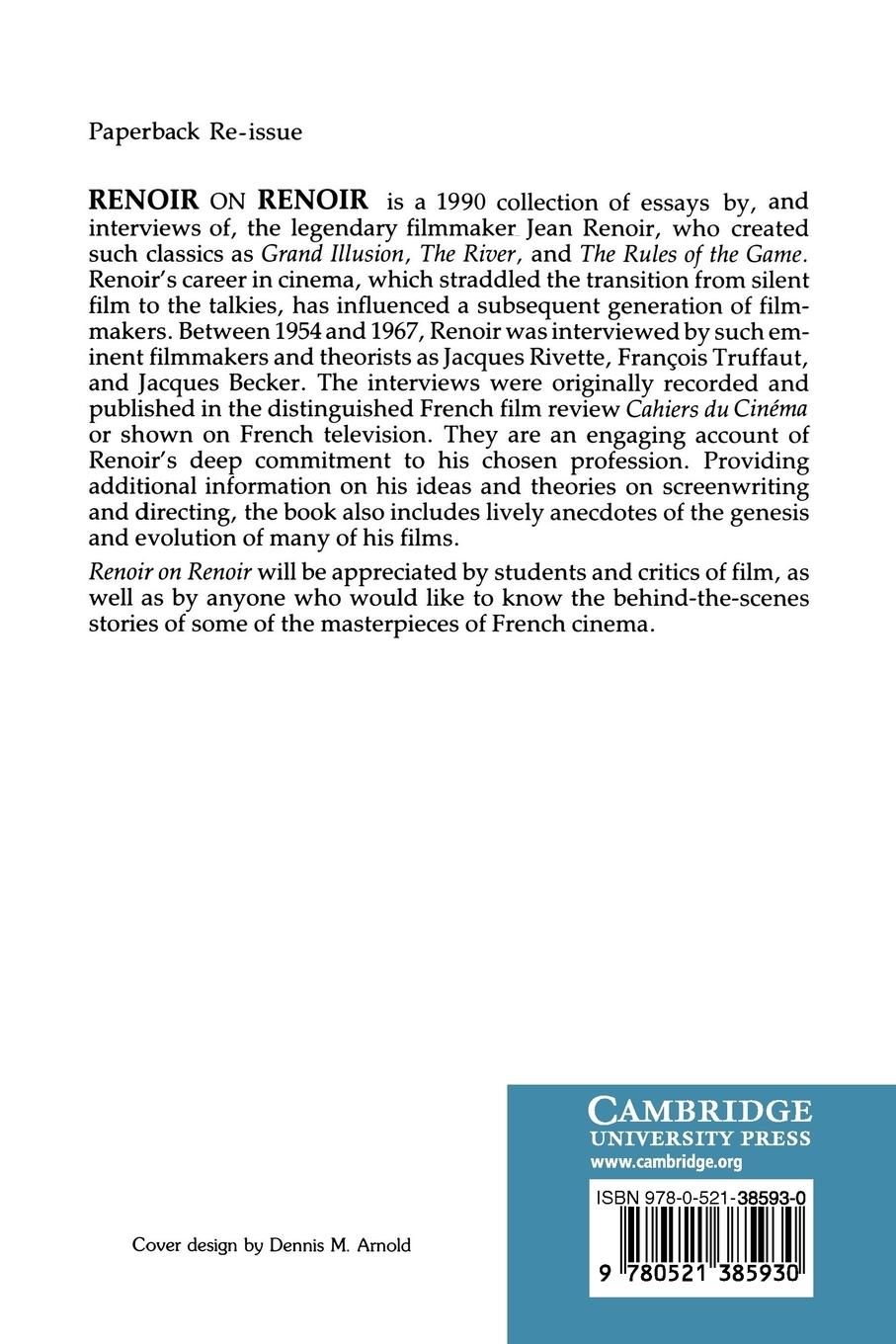 Rückseitencover Renoir on Renoir