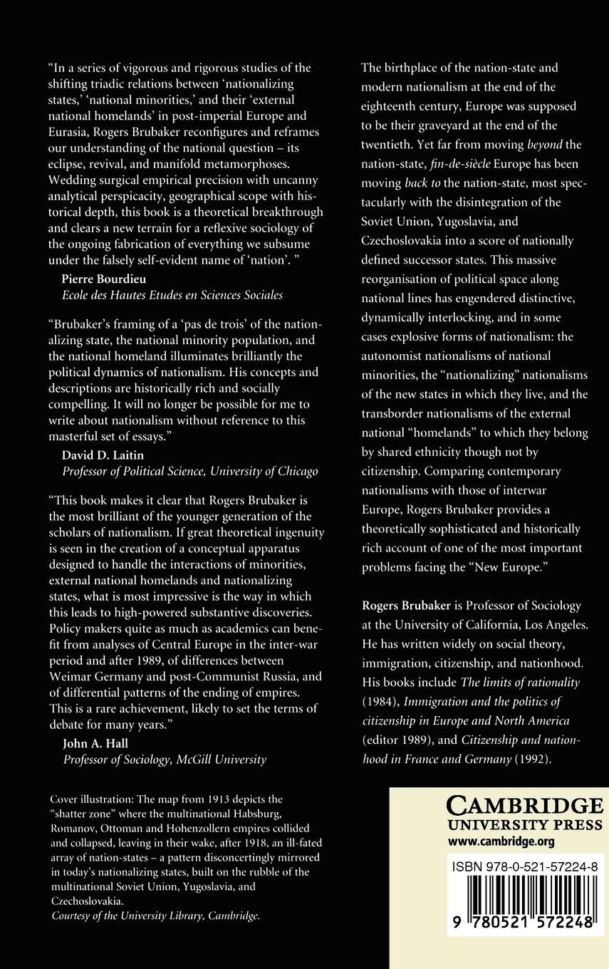 Rückseitencover Nationalism Reframed