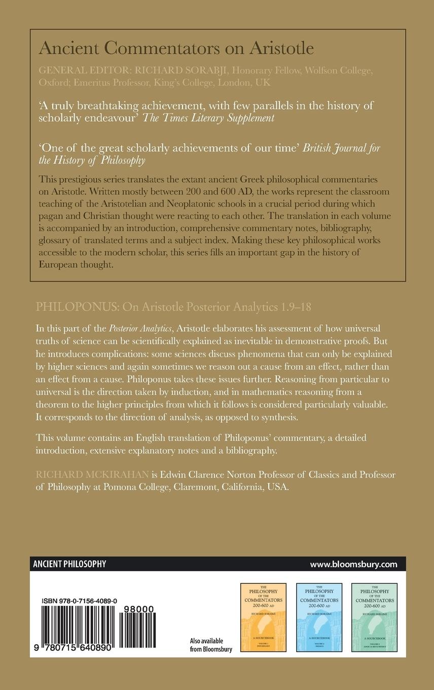 Rückseitencover Philoponus