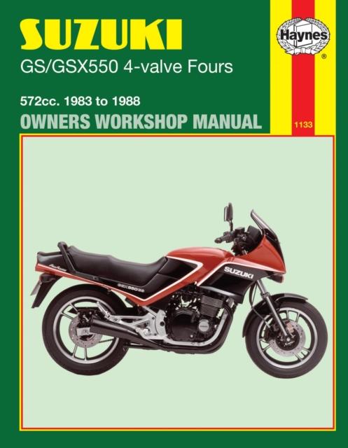 Vorderes Coverbild Suzuki GS/GSX550 4-valve Fours (83 - 88) Haynes Repair Manual