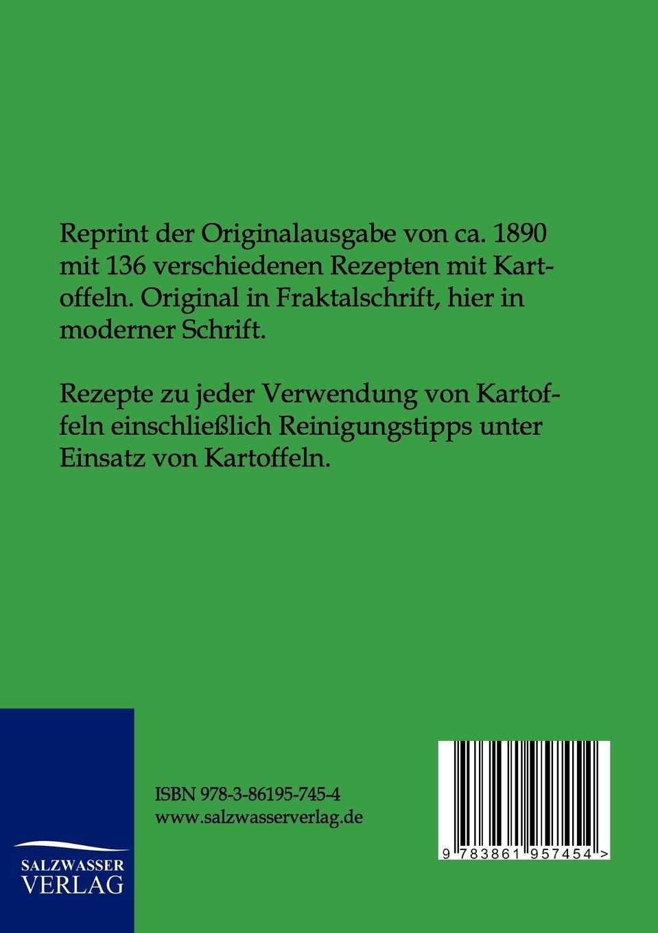 Rückseitencover Vollständige Kartoffelküche