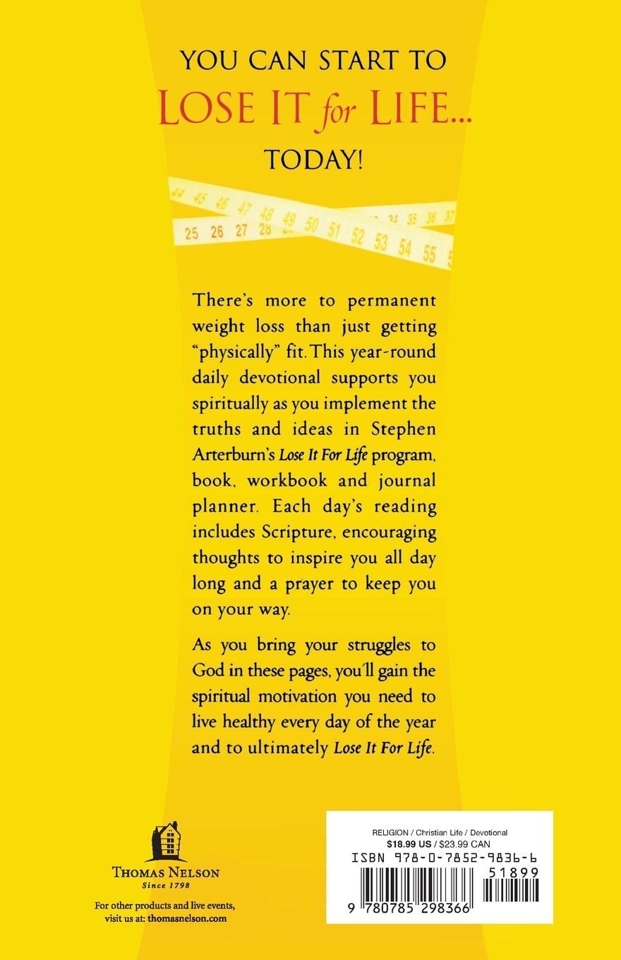 Rückseitencover The Lose It for Life Day by Day Devotional