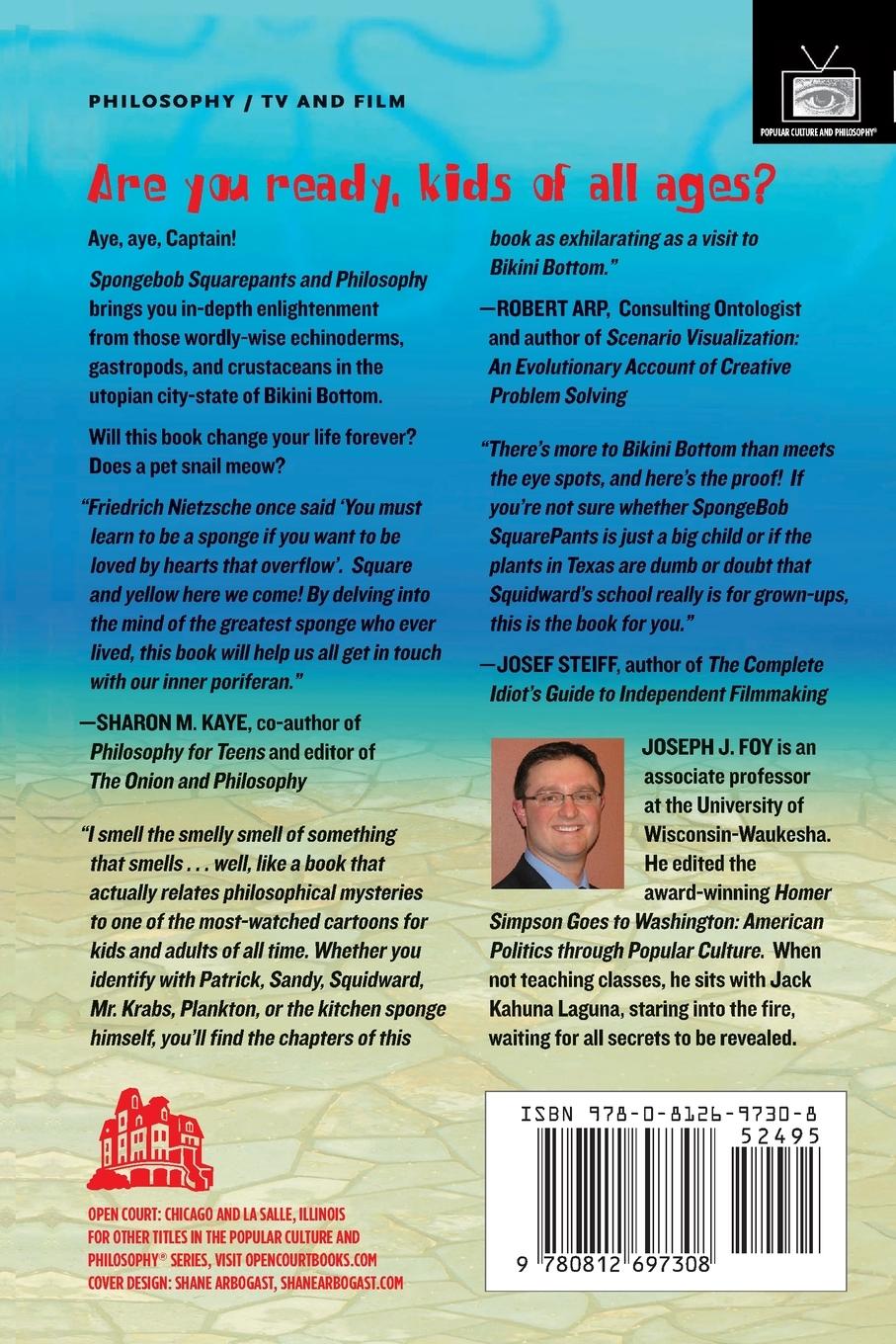 Rückseitencover Spongebob Squarepants and Philosophy