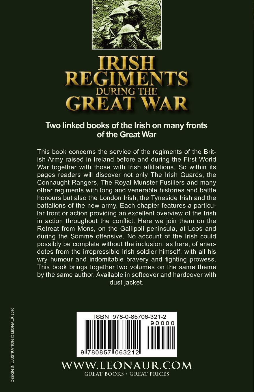 Rückseitencover Irish Regiments During the Great War