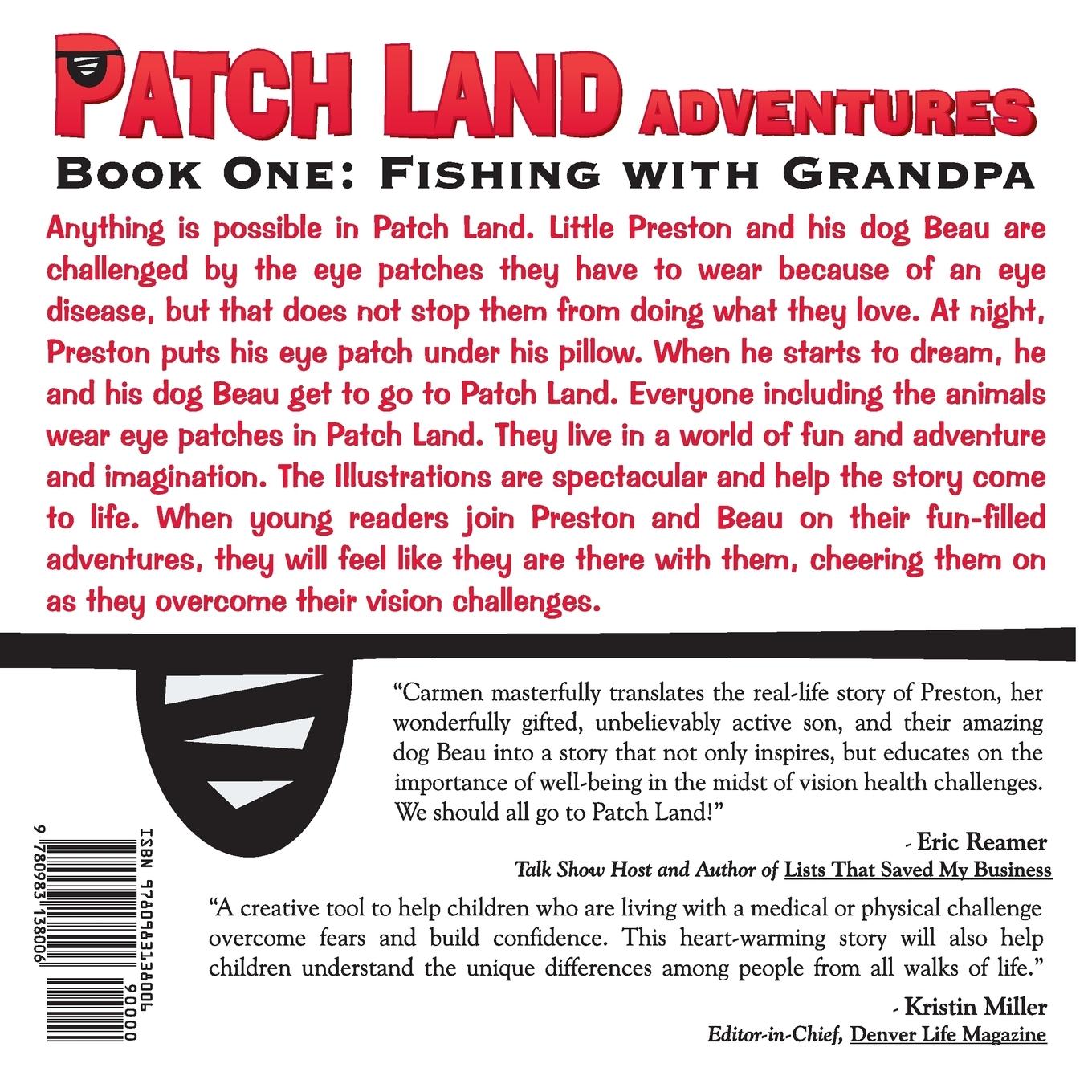 Rückseitencover Patch Land Adventures (book one) "Fishing with Grandpa"