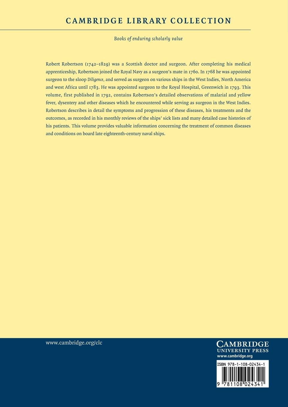 Rückseitencover Observations on Fevers and Other Diseases