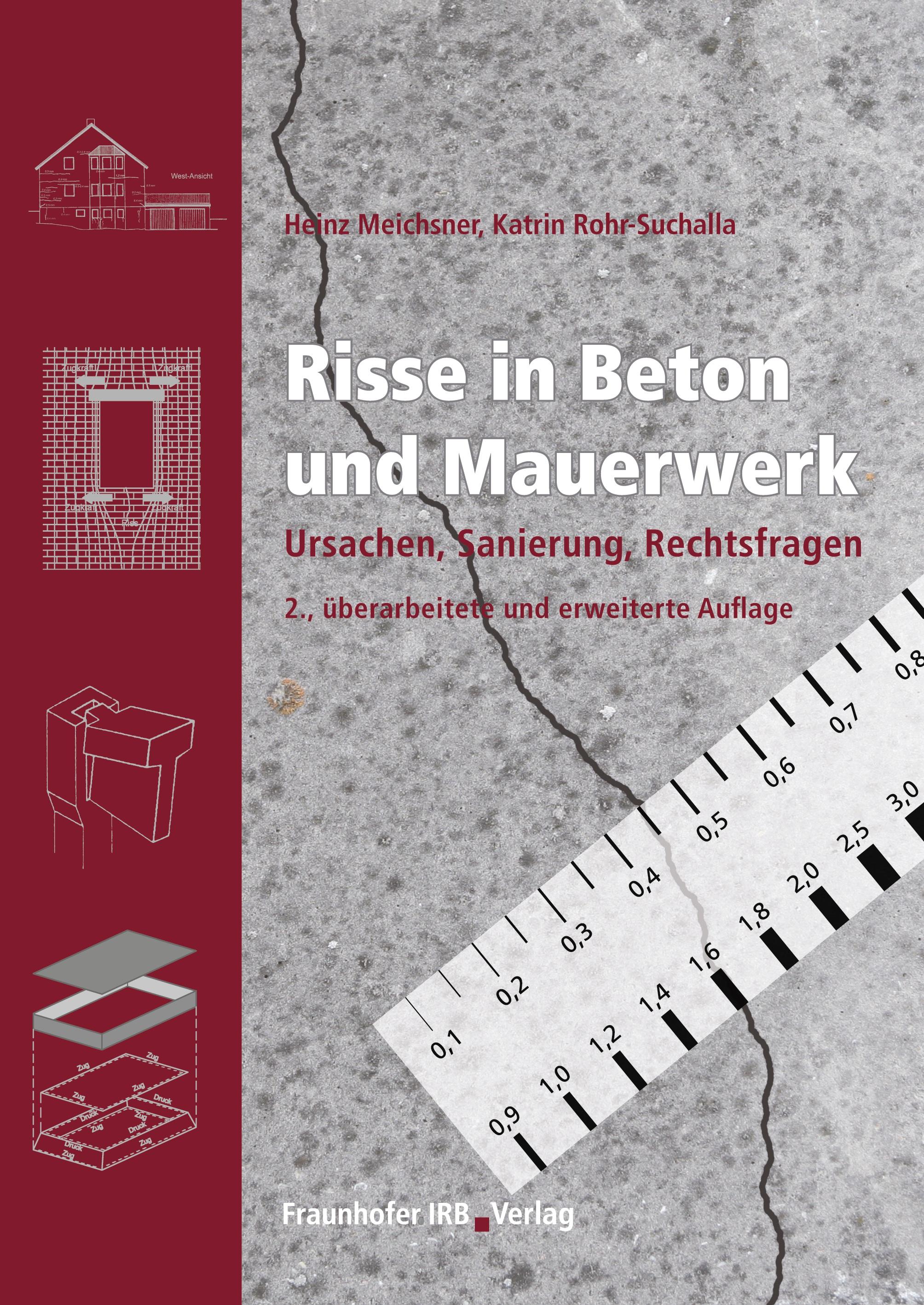 Vorderes Coverbild Risse in Beton und Mauerwerk.