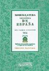 Vorderes Coverbild Nomenclatura geográfica de España