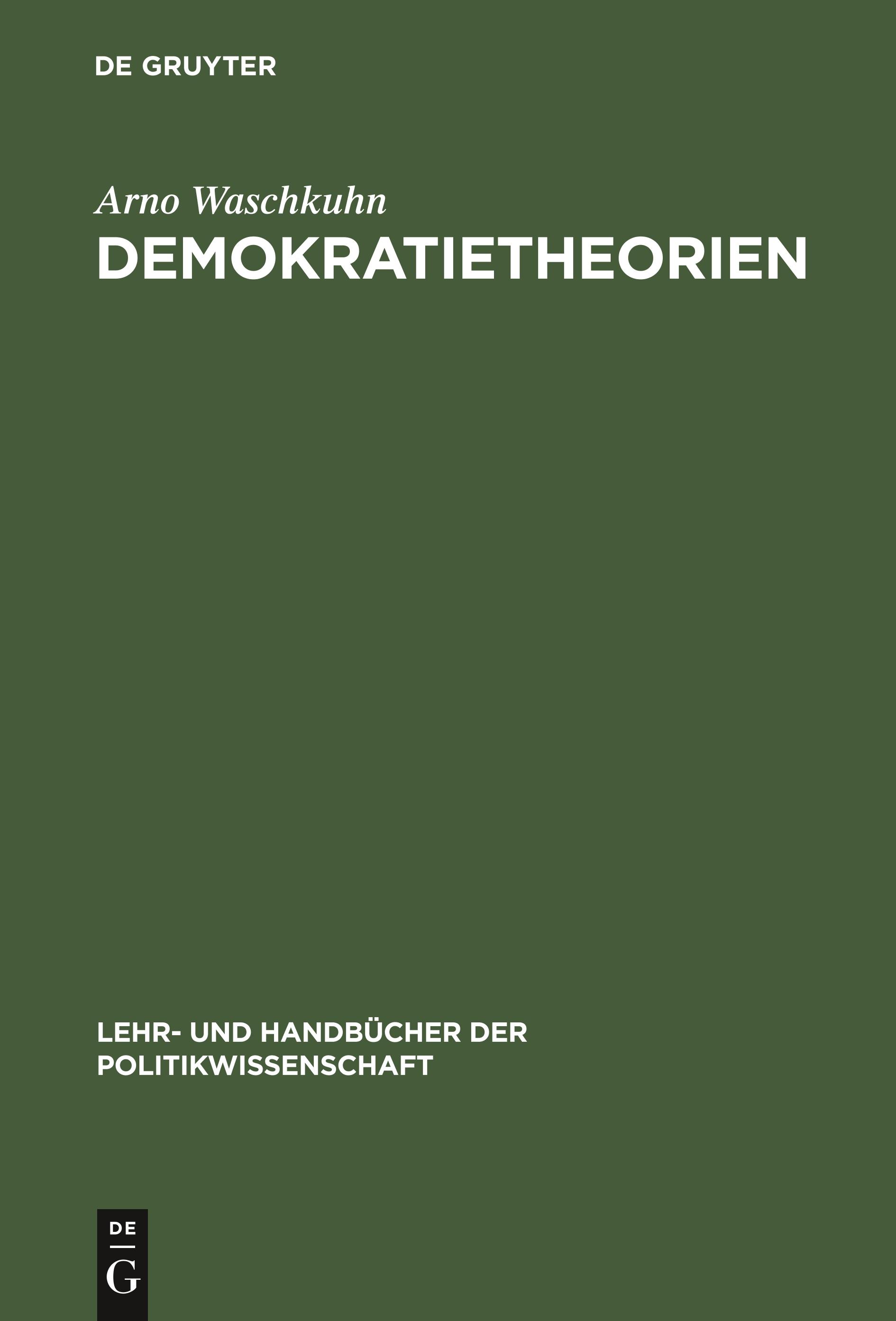 Vorderes Coverbild Demokratietheorien