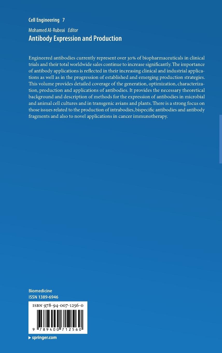 Rückseitencover Antibody Expression and Production