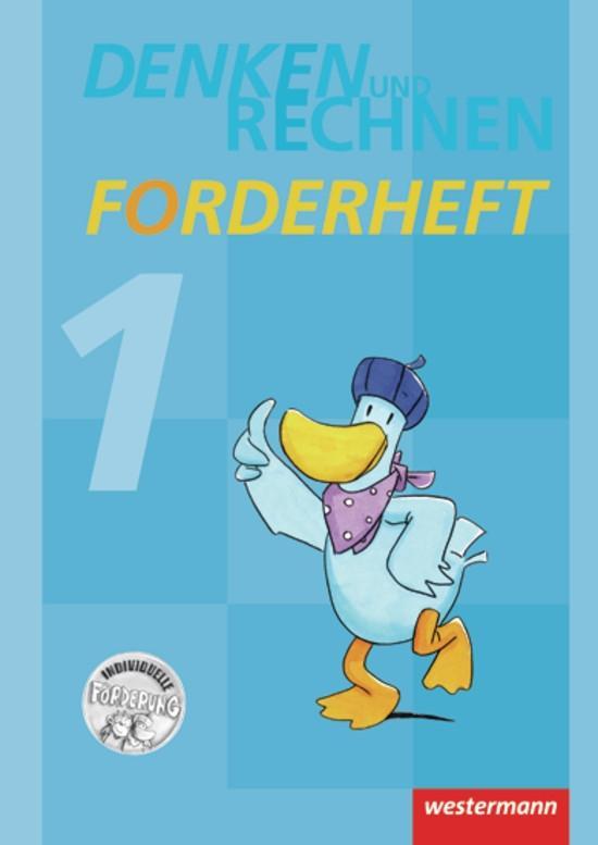 Vorderes Coverbild Denken und Rechnen 1. Zusatzmaterialien. Forderheft