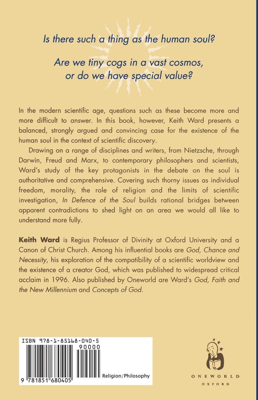 Rückseitencover In Defence of the Soul