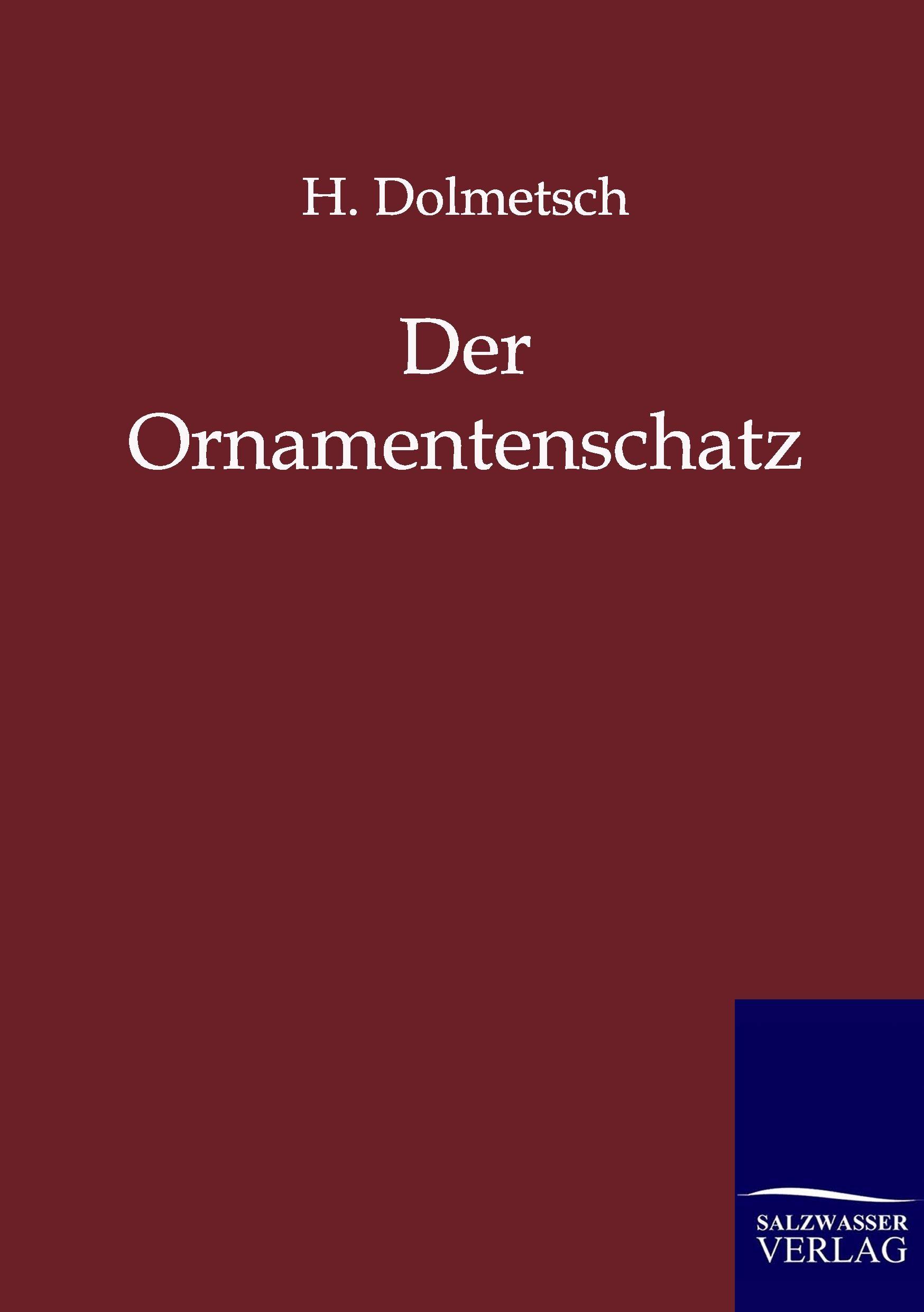 Vorderes Coverbild Der Ornamentenschatz