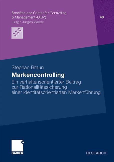 Vorderes Coverbild Markencontrolling