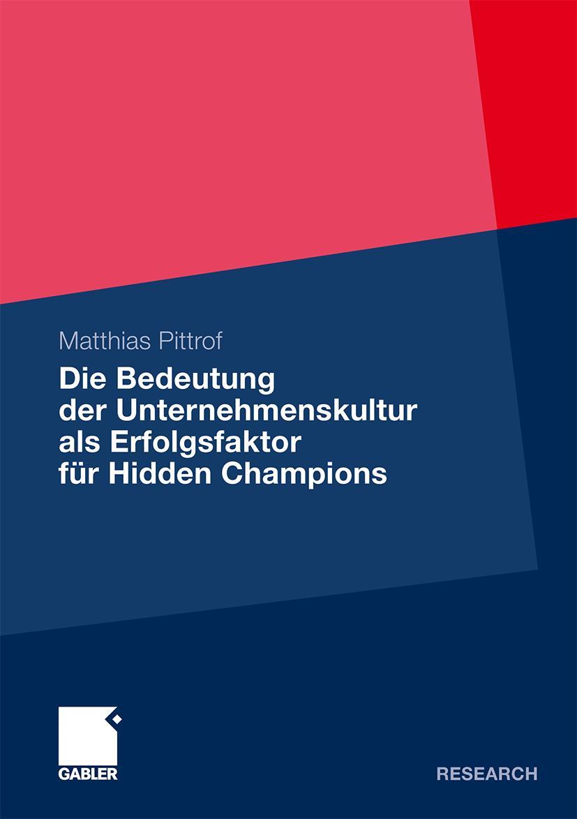 Vorderes Coverbild Die Bedeutung der Unternehmenskultur als Erfolgsfaktor für Hidden Champions