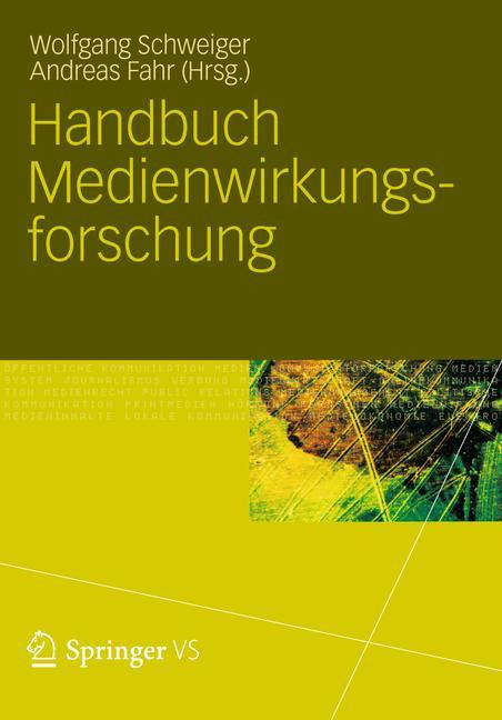 Vorderes Coverbild Handbuch Medienwirkungsforschung