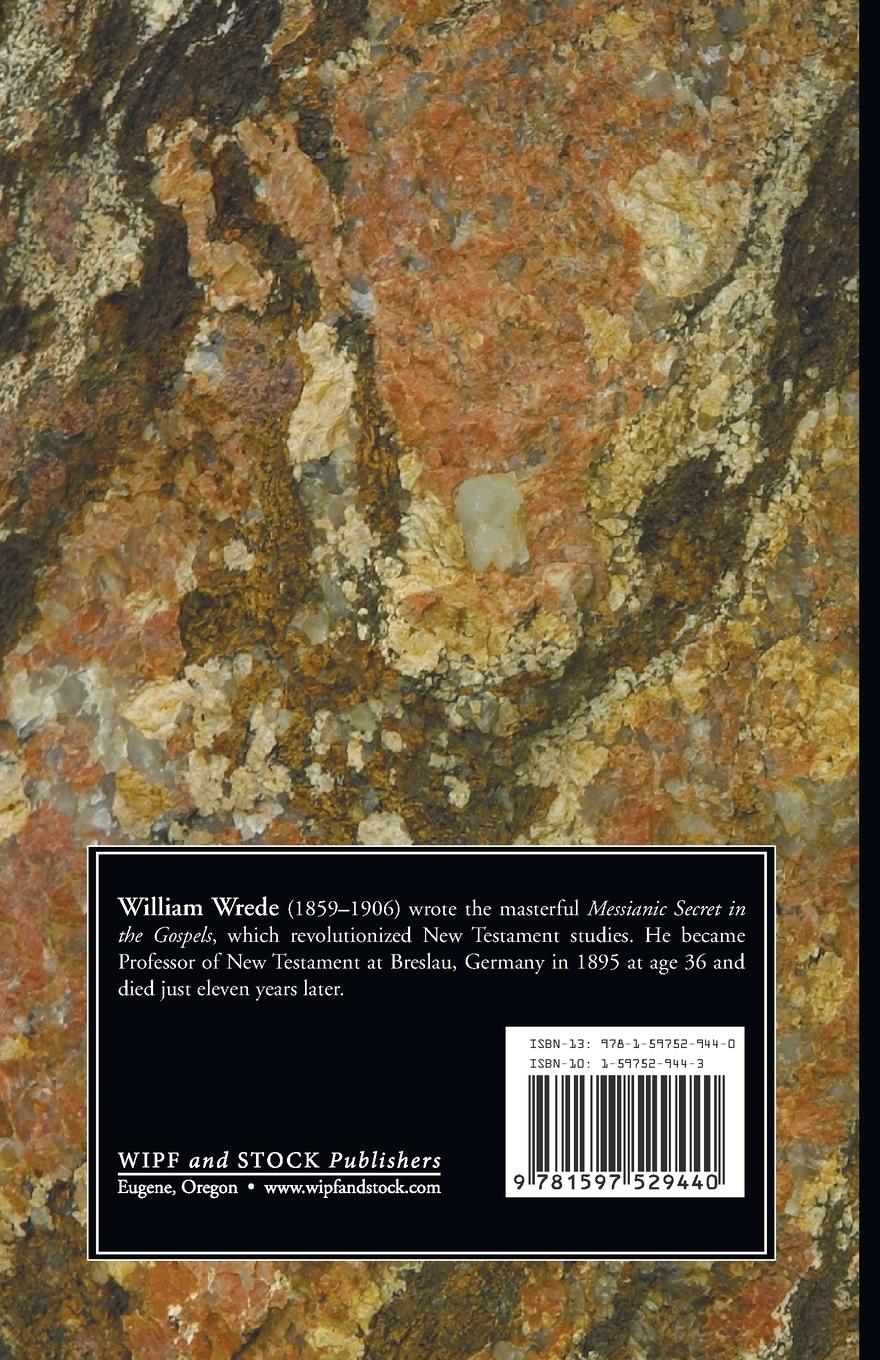 Rückseitencover Über Aufgabe und Methode der sogenannten Neutestamentlichen Theologie