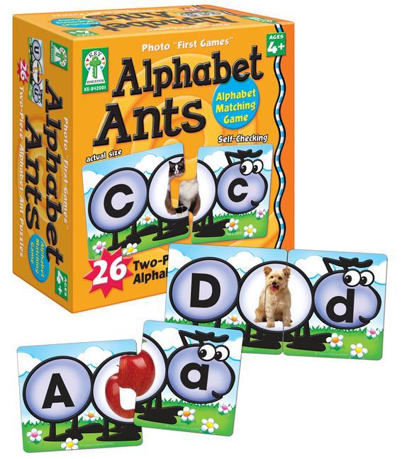 Vorderes Coverbild Alphabet Ants Board Game