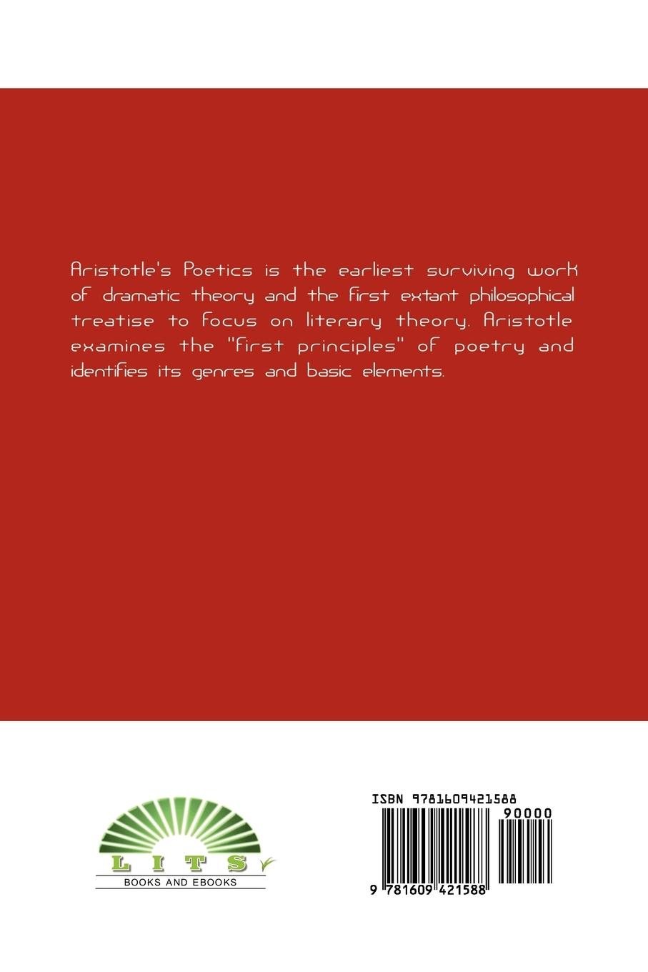 Rückseitencover Poetics - Aristotle