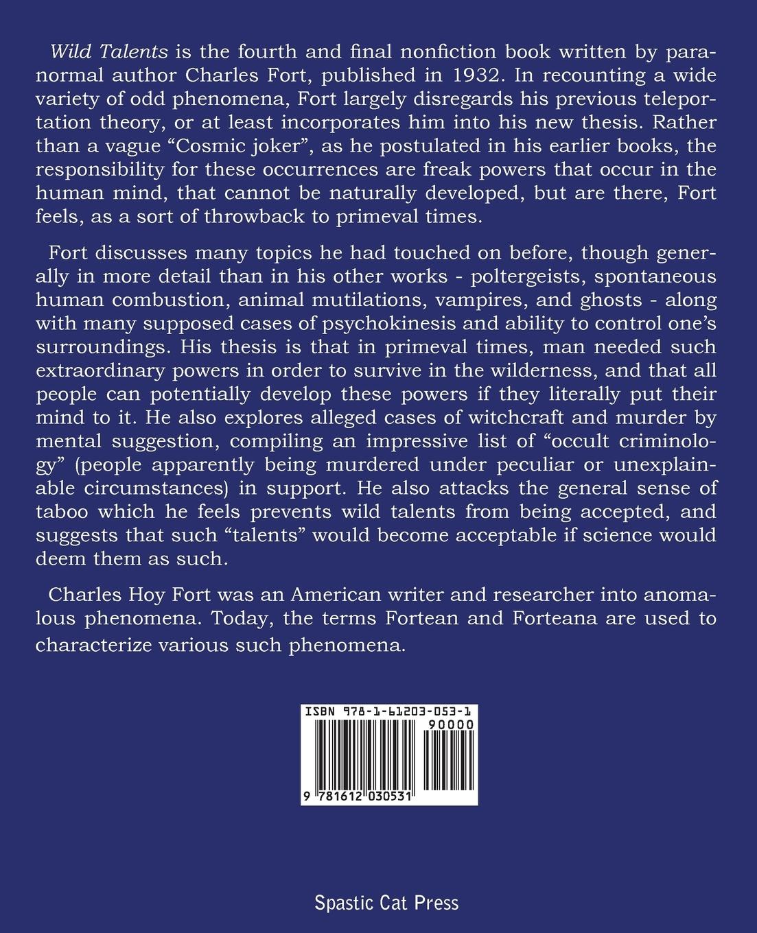 Rückseitencover Wild Talents