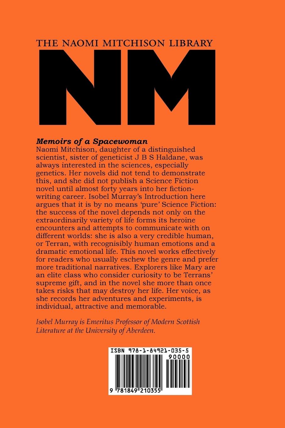 Rückseitencover Memoirs of a Spacewoman