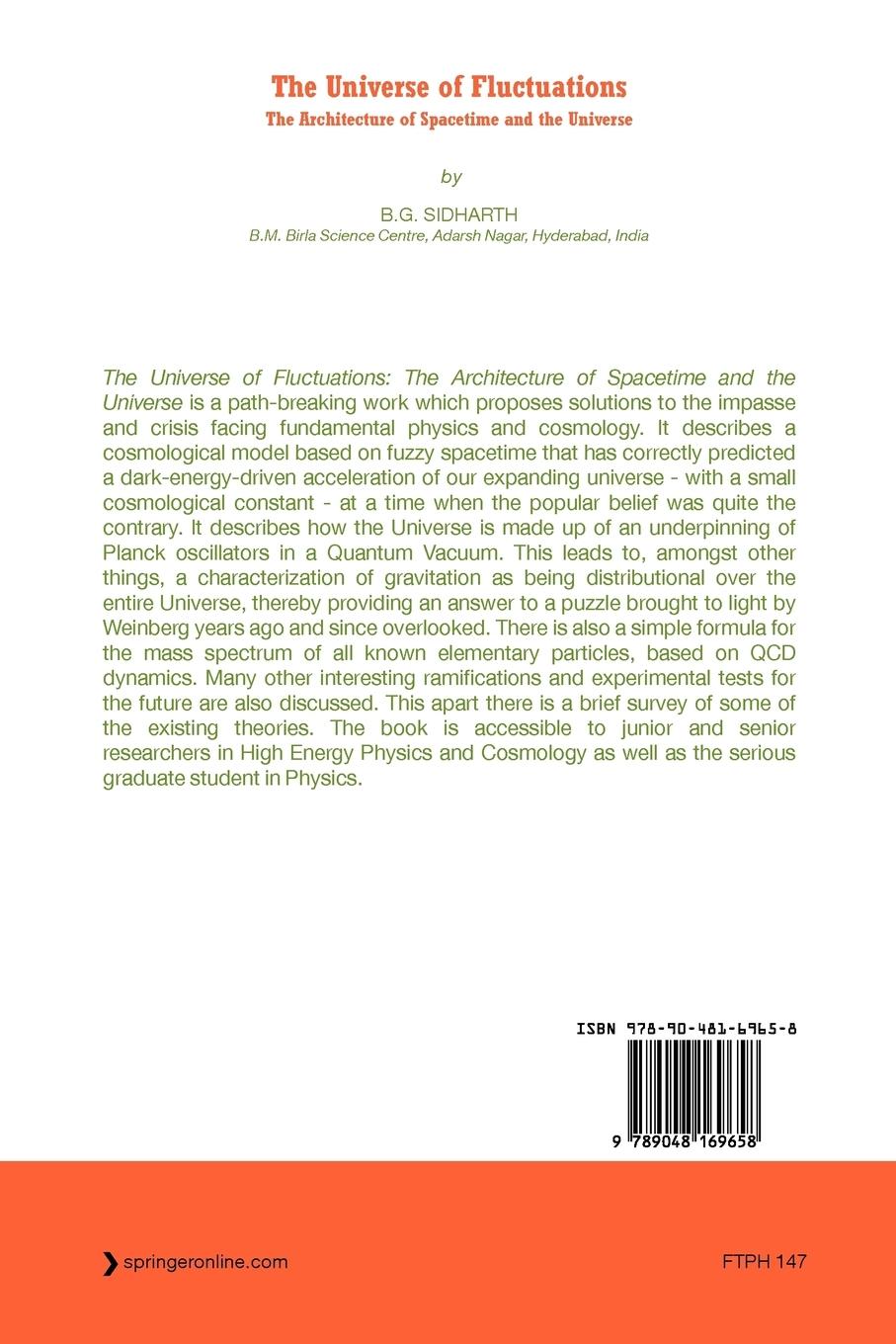 Rückseitencover The Universe of Fluctuations