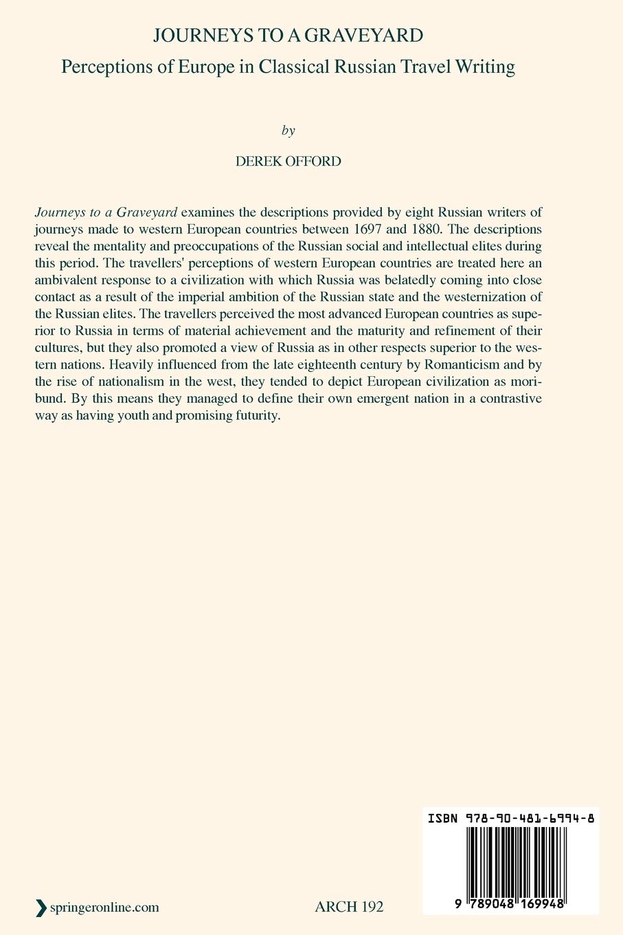 Rückseitencover Journeys to a Graveyard