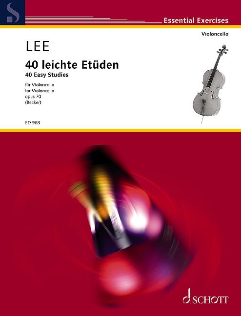 Vorderes Coverbild 40 leichte Etüden