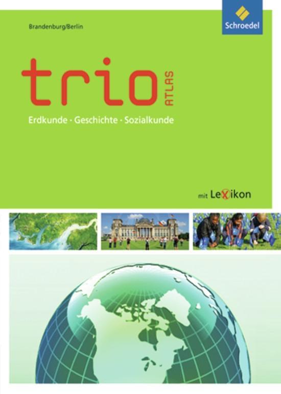 Vorderes Coverbild Trio Atlas. Brandenburg, Berlin