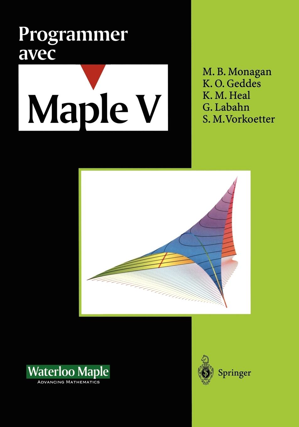 Vorderes Coverbild Programmer avec Maple V