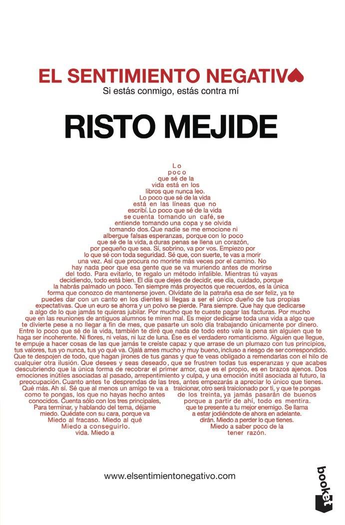 Vorderes Coverbild El sentimiento negativo