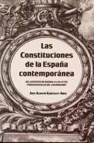 Vorderes Coverbild Las constituciones de la España contemporánea