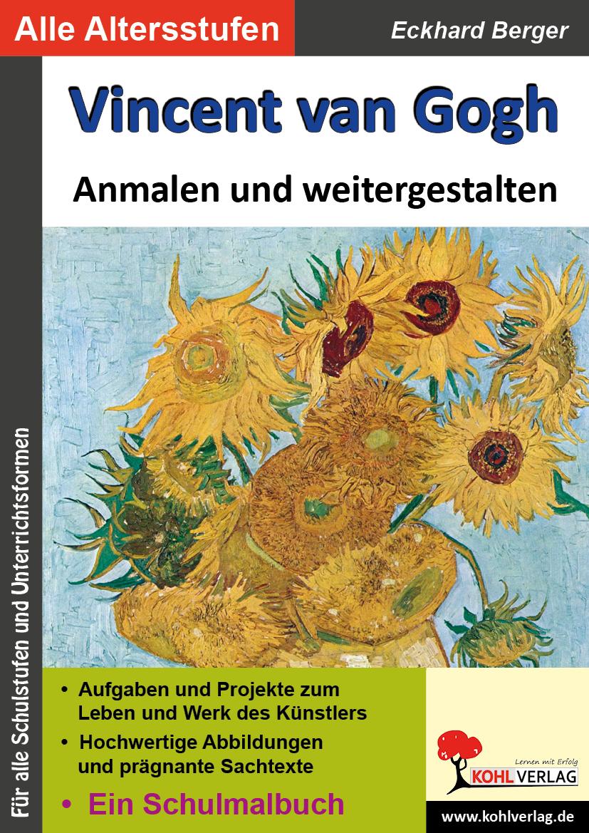 Vorderes Coverbild Vincent van Gogh ... anmalen und weitergestalten