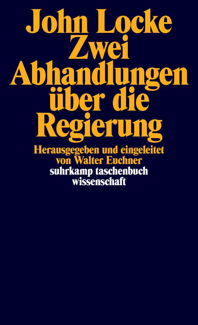 Vorderes Coverbild Zwei Abhandlungen über die Regierung