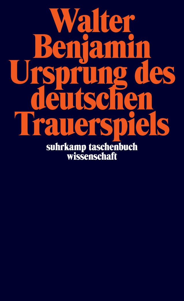 Vorderes Coverbild Ursprung des deutschen Trauerspiels