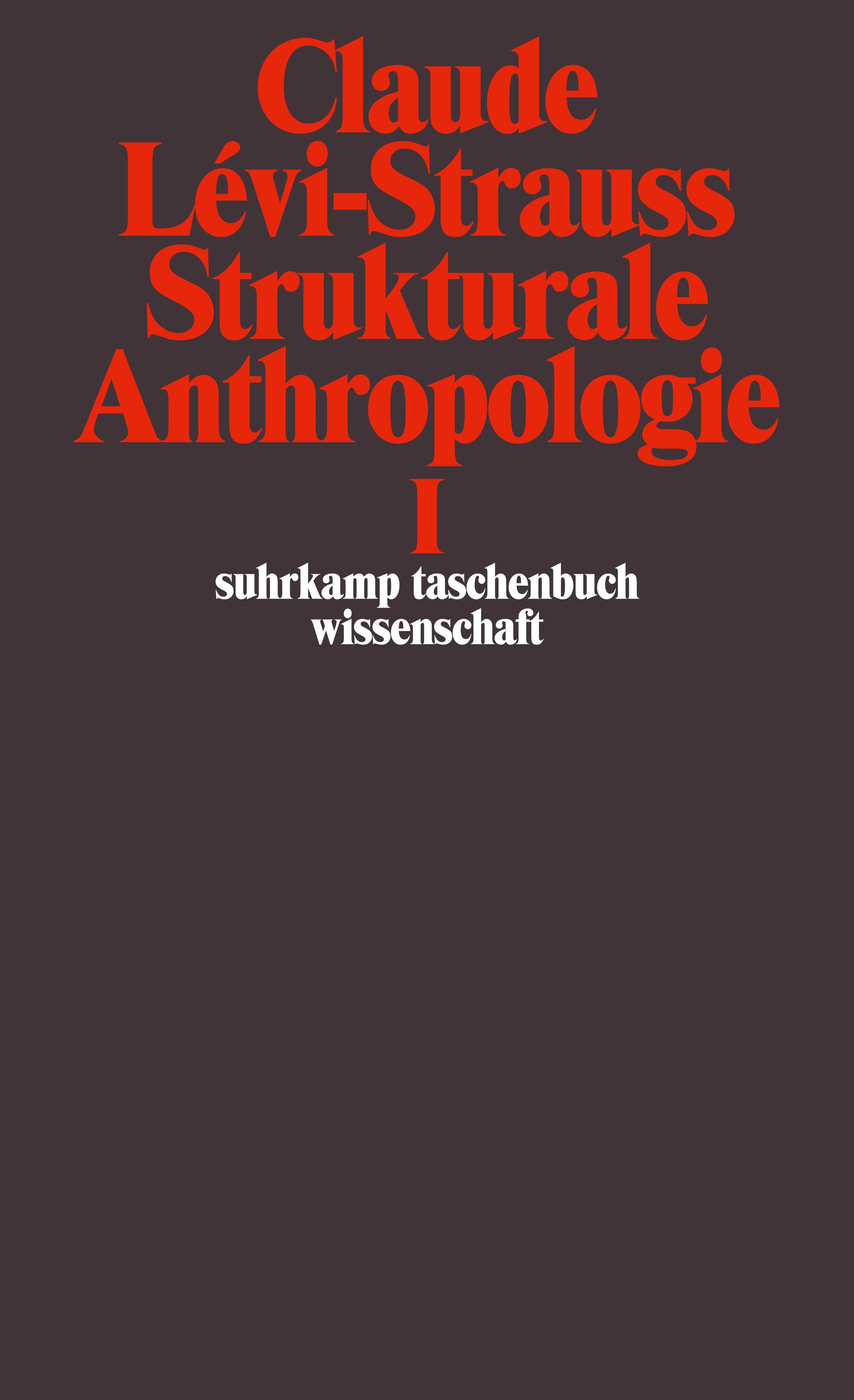 Vorderes Coverbild Strukturale Anthropologie I
