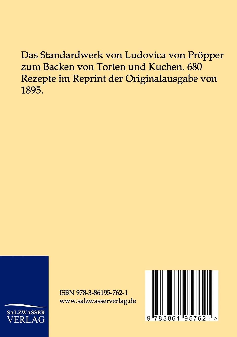 Rückseitencover Häusliche Konditorei