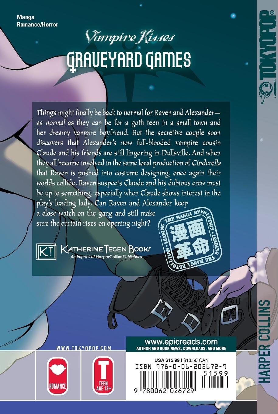 Rückseitencover Vampire Kisses: Graveyard Games