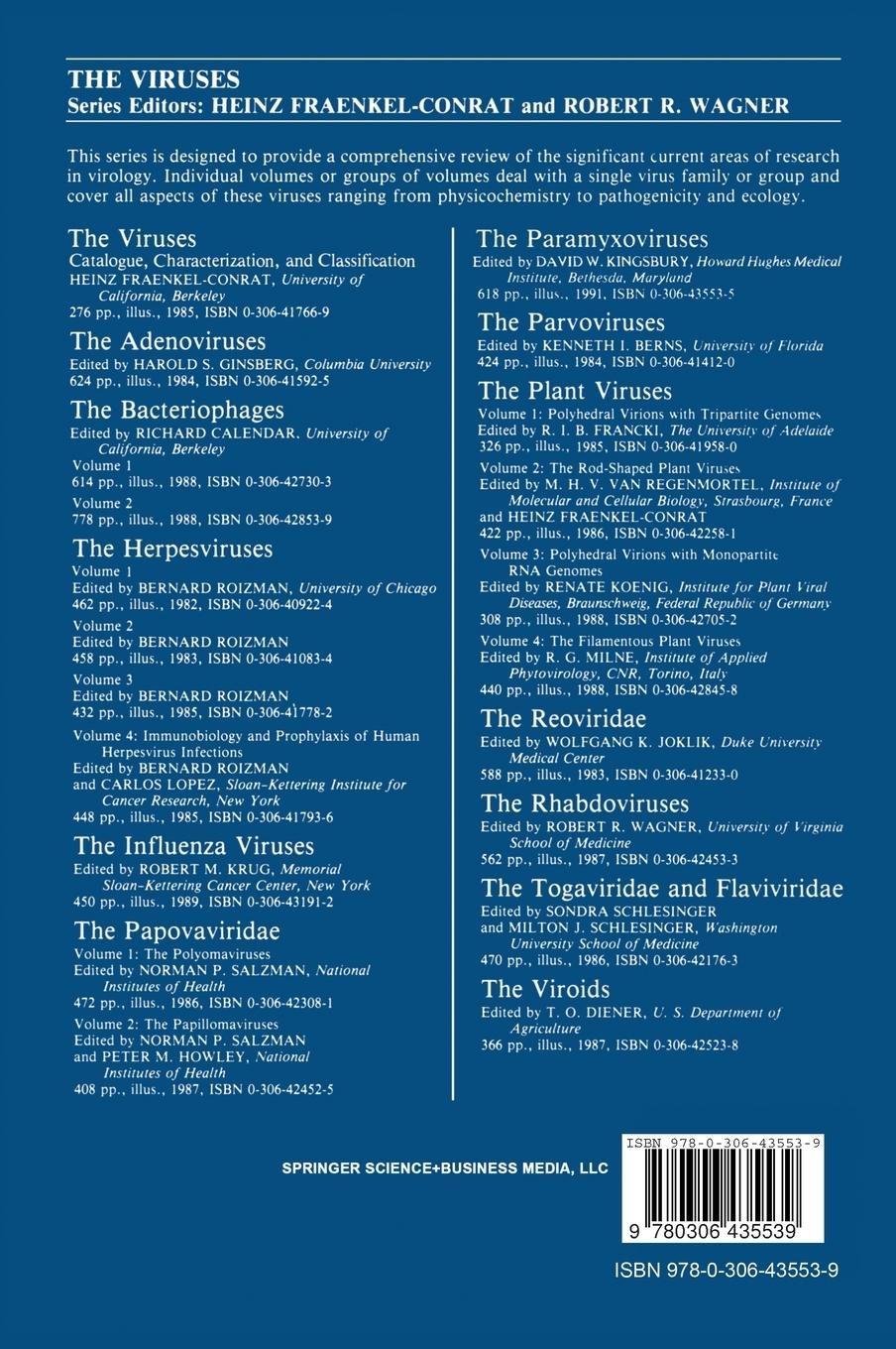 Rückseitencover The Paramyxoviruses