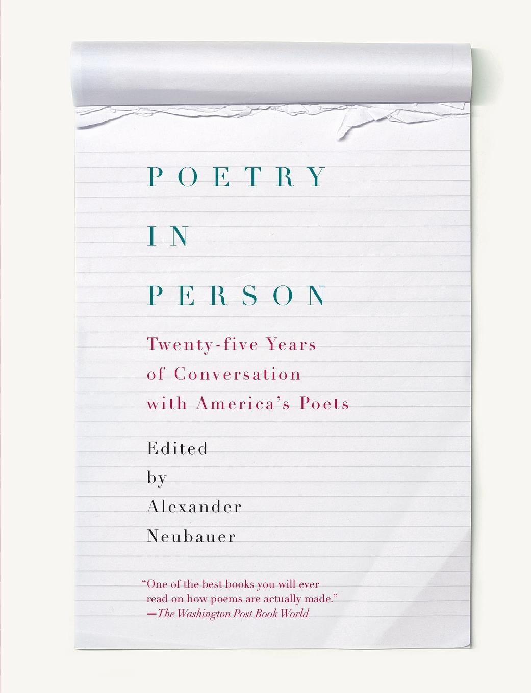 Vorderes Coverbild Poetry in Person