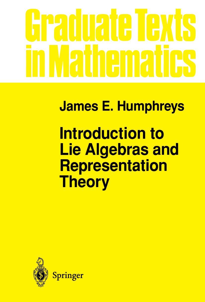 Vorderes Coverbild Introduction to Lie Algebras and Representation Theory